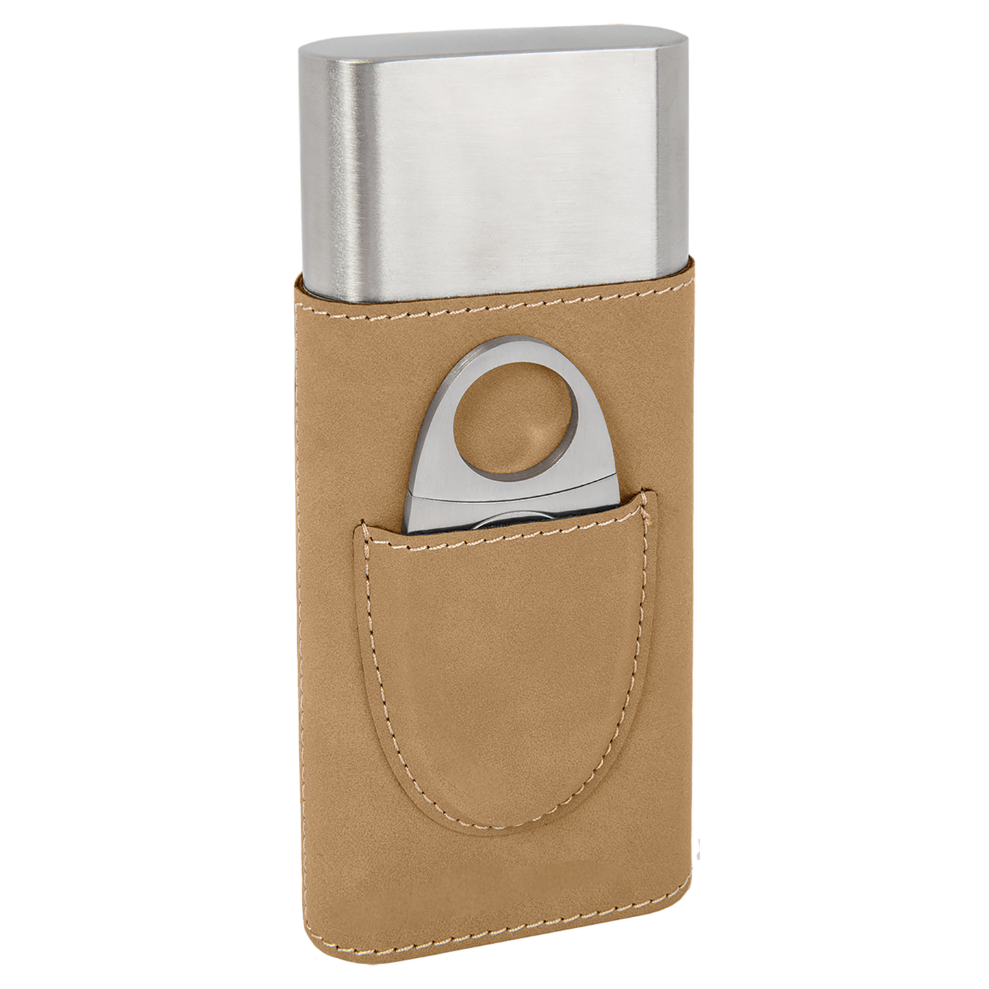 Leatherette Cigar Case with Cutter