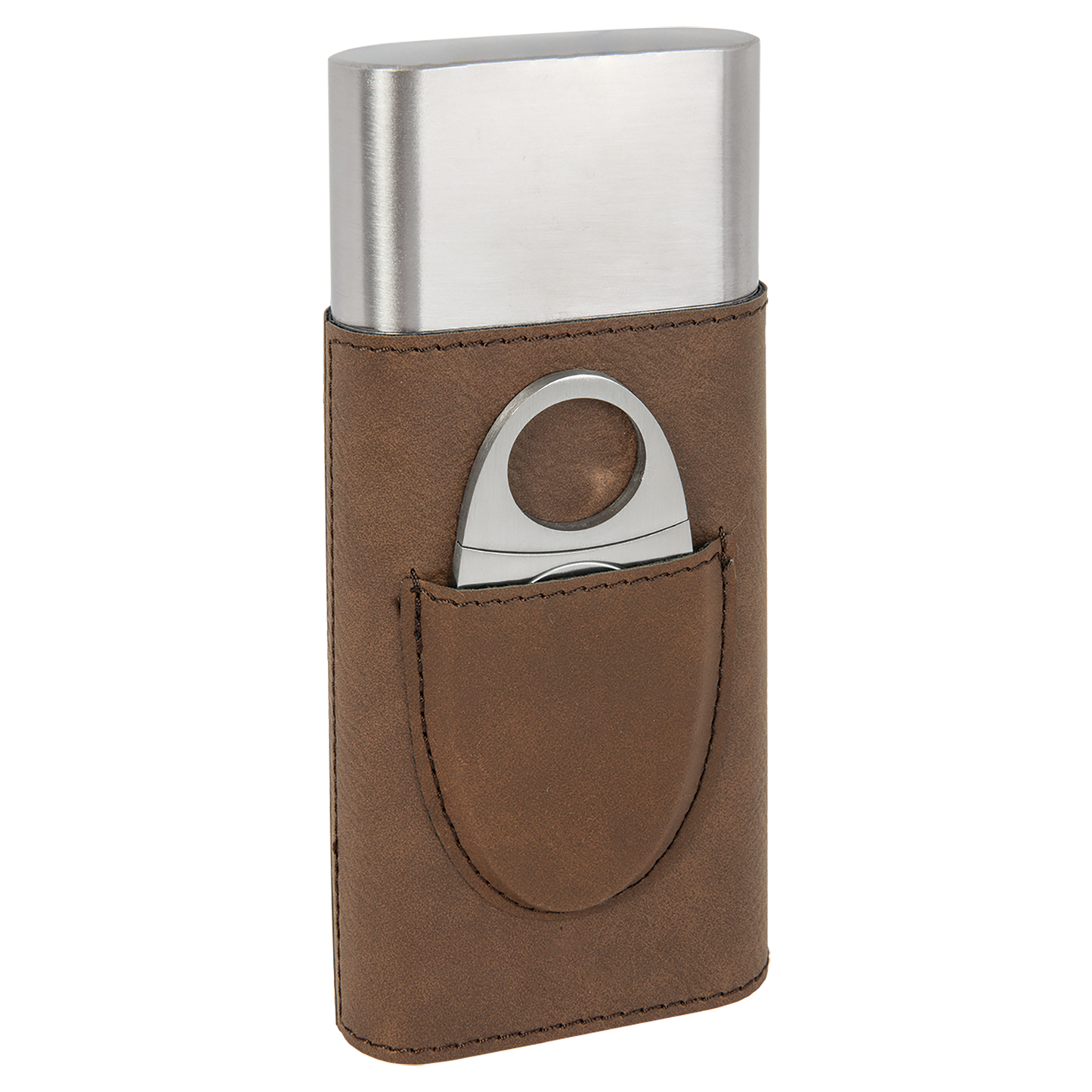 Leatherette Cigar Case with Cutter