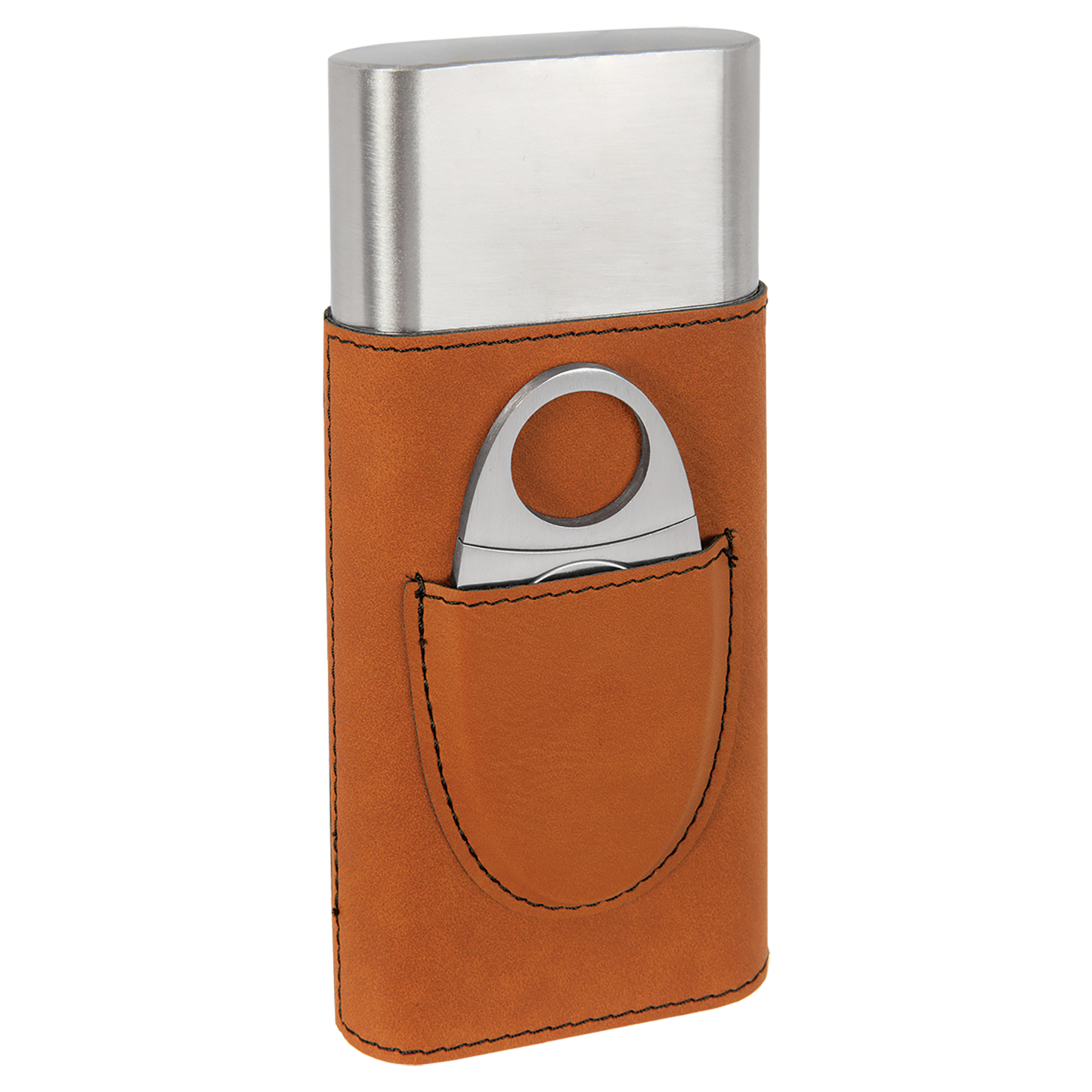 Leatherette Cigar Case with Cutter