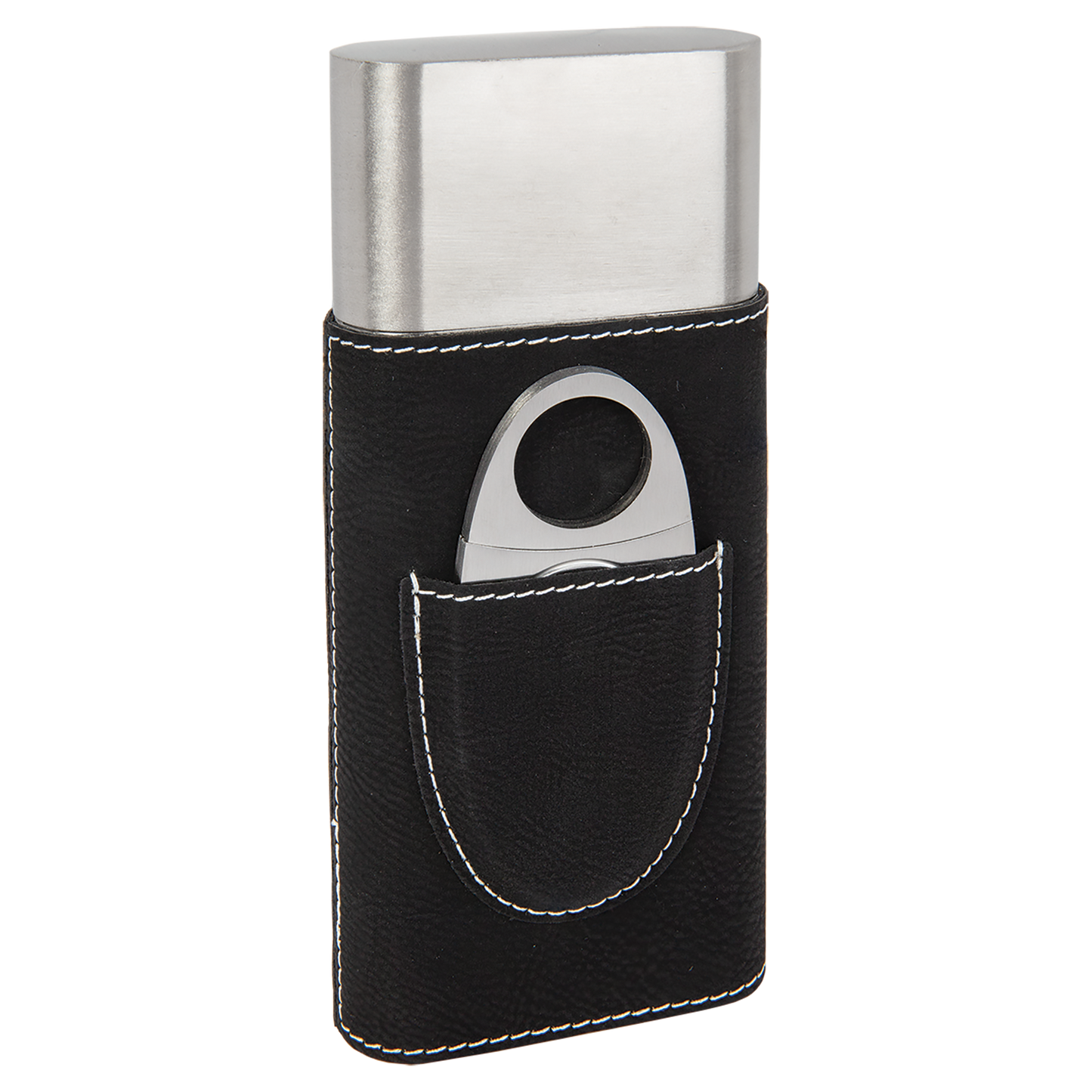 Leatherette Cigar Case with Cutter