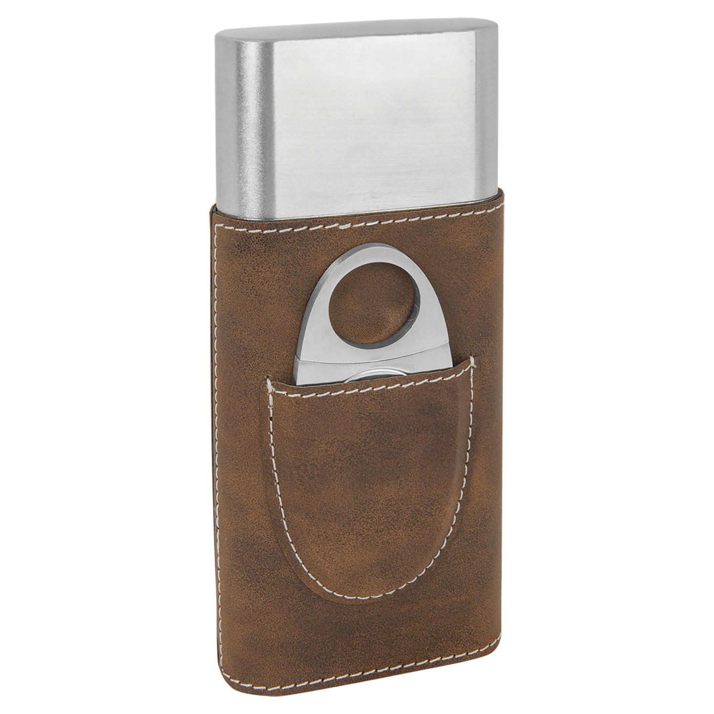 Leatherette Cigar Case with Cutter