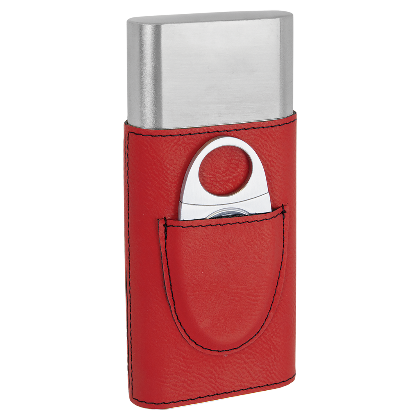 Leatherette Cigar Case with Cutter