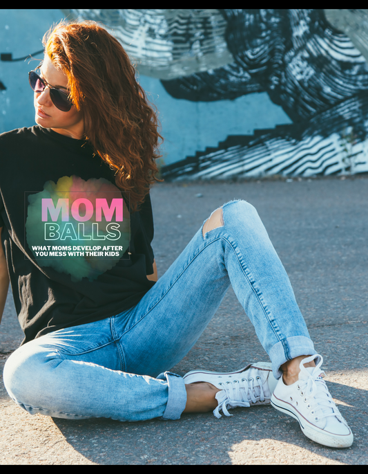 Mom balls t-shirt