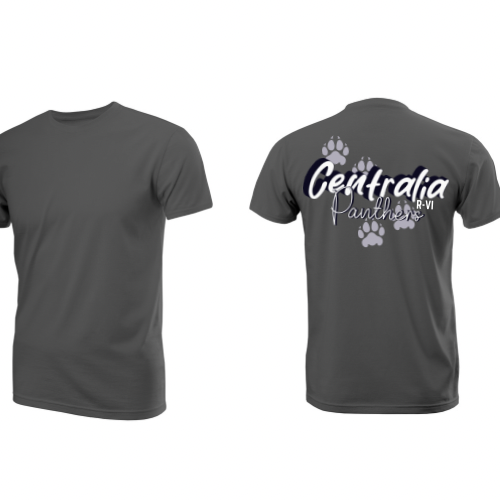 Centralia panthers paw t shirt