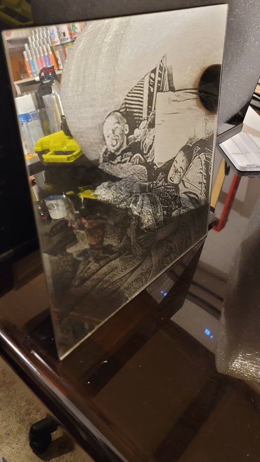 Laser Engraved Mirror